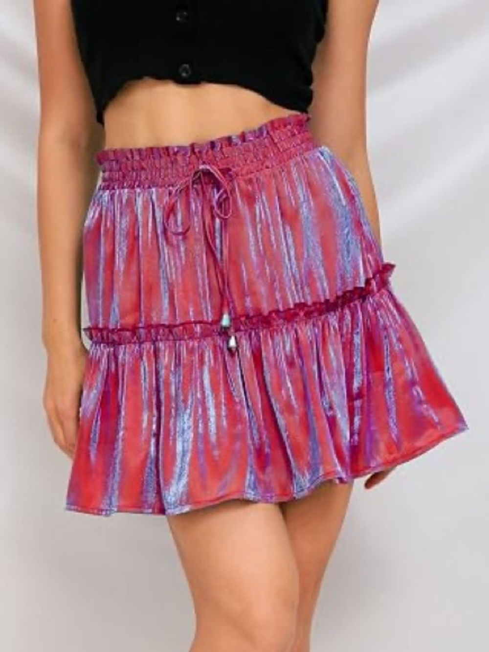 Magenta Shimmer Skirt